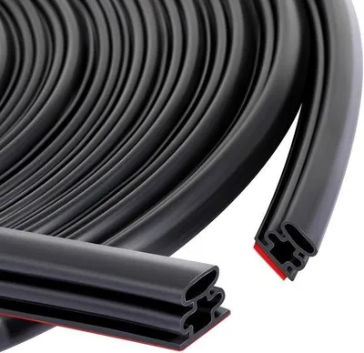 Produktbild von Famanu Dichtung für Fenster und Türen - Geräuschdämpfende Gummidichtung für Spalten - 6 m - schwarz