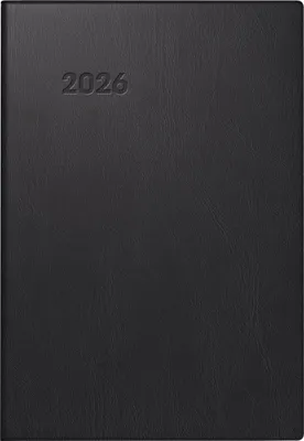 Produktbild von BRUNNEN 1072311906 | Taschenkalender Mod. 723 2026 | A7, Kunststoff, schwarz