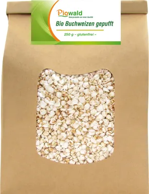 Produktbild von Piowald Buchweizen gepufft - 250g, glutenfrei