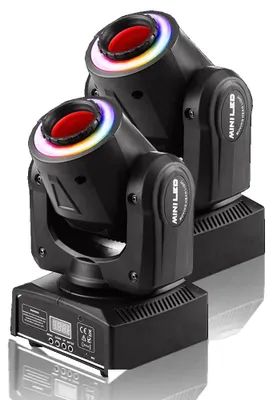 Obrázok produktu pre DJ diskotékové svetlo, 540° rotácia, ovládanie DMX512, 2ks, zástrčka EÚ