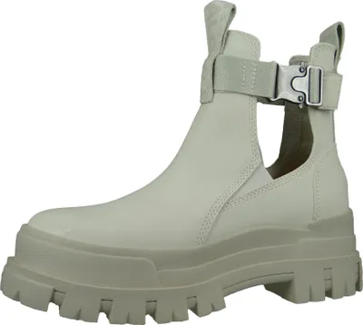 Produktbild von Buffalo Aspha Coa - Bootie Flat - Vegan Nubuck - Offwhite Kunstleder Größe: 40 Normal