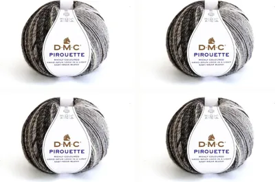 Image de 4x DMC Pirouette – fil doux et facile d'entretien fabriqué à 100 % en acrylique (Color 694)