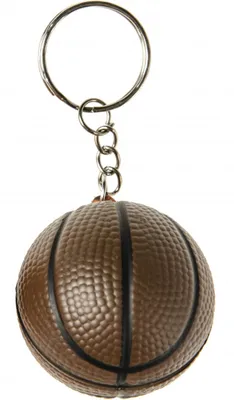 Obrázok produktu pre kľúčenka basketbal juniori 4 cm hnedá