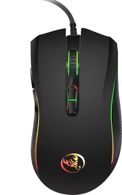 Produktbild von HXSJ A869 Wired Gaming Mouse 3200 DPI 7 Tasten 7 Farbe LED Optische Computer Maus Player Maeuse Gaming Mouse fuer Pro Gamer