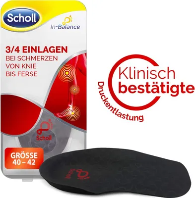 Produktbild von Scholl In-Balance Orthopädische Einlegesohlen Gr. 40-42 Einlagen Sohlen 1 Paar