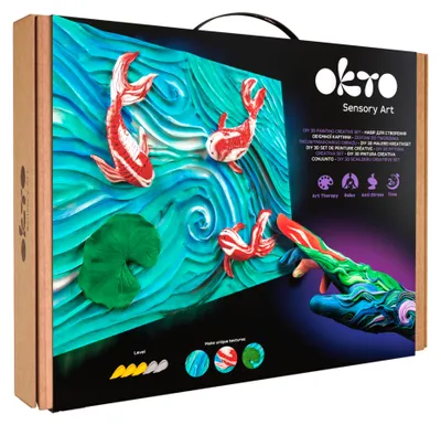 Obrázok produktu pre OKTO kreatívna 3D sada “Ryby” 30 x 40 cm