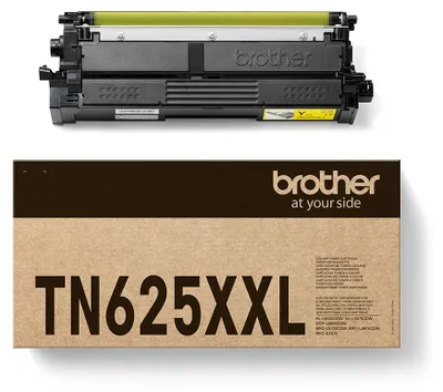 Produktbild von Brother TN-625XXLY, 6500 Seiten, Gelb, 1 Stück(e)