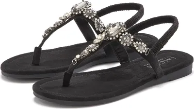 Produktbild von LASCANA Zehentrenner Sommerschuh, offener Schuh, schwarz Größe 42