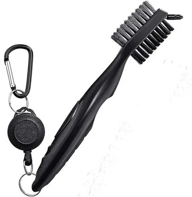 Produktbild von Golfborstel Nylon Stahl schwarz tragbar