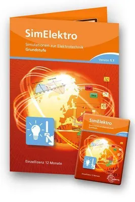 Produktbild von SimElektro - Grundstufe 1.2 Einzellizenz Freischaltcode auf Keycard