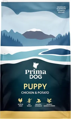 Produktbild von PrimaDog Huhn mit Kartoffeln für Welpen aller Rassen 3 kg