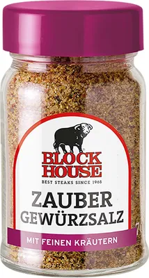 Produktbild von BLOCK HOUSE Zaubergewürz Salz, 70g Glas