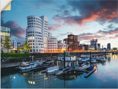 Produktbild von ARTland Wandbild, selbstklebend Düsseldorf Medienhafen Größe: 120x90 cm