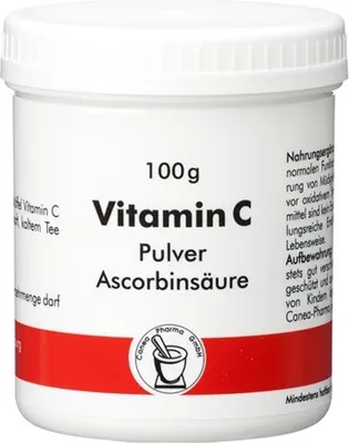 Produktbild von Canea Vitamin C Pulver Ascorbinsäure, 100 g Pulver