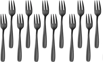 Produktbild von Bakwerkset - 12 Teile - Für Desserts - Edelstahl - Schwarz - 13,6 cm