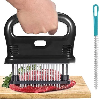Produktbild von Elektrische vleeshamer mit 48 Messern und Reinigungsbürste - für das feinere Zerkleinern von Hähnchen, Schweinefleisch und Rindfleisch