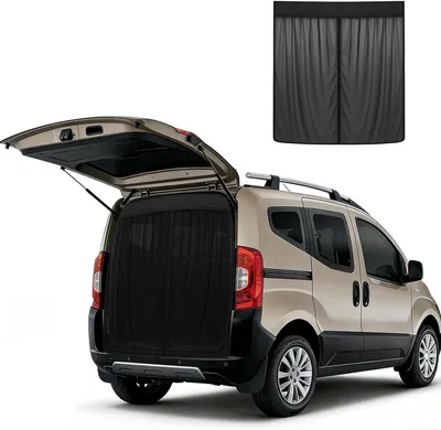 Productafbeelding van PromoHome® Magnetisch insectennet voor Fiat Fiorino/Qubo/Peugeot Bipper/Citroën Nemo III (2007-2026) – Achterdeur, enkelvoudig