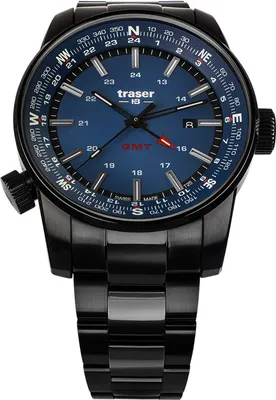 Produktbild von Traser Herrenuhr TS-109524 schwarz