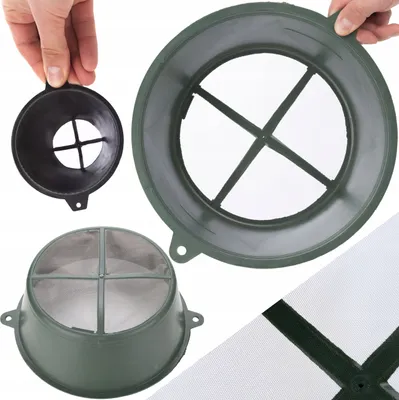Obrázek produktu pro Rosfix Sada Černých Sítek na Barvu – 3 Velikosti: 300×230×110 mm, 150×85×65 mm, 80×50×60 mm | Opakovaně Použitelné a Odolné Proti Korozi