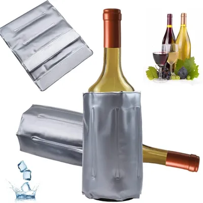 Gel-Flessenkoeler 33x18 cm für Bier, Wein, Sekt, Spirituosen