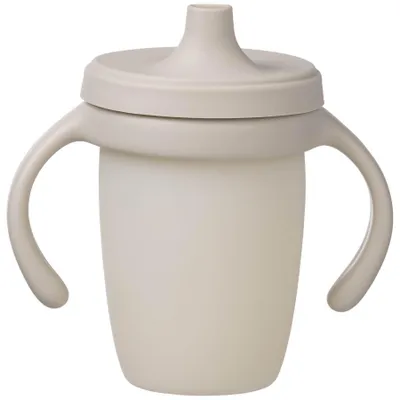 Produktbild von B.Box Silikonbecher mit Trinker beige