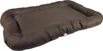 Obrázok produktu pre Vodotesné psie lôžko veľkosti 85 x 60 cm – robustné, ľahko udržiavateľné, z materiálu Codura, podložka pre malé, stredné a veľké psy, pre vnútorné aj vonkajšie použitie – farba – hnedá