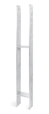 Produktbild von Alberts H-Pfostenträger |  feuerverzinkt | lichte Breite 91 mm | Gesamthöhe 800 mm | Materialstärke 6 mm