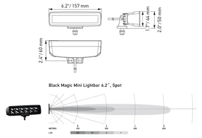 Productafbeelding van HELLA mistlamp 1FB 358 176-211, afmetingen: 157mm x 50mm x 60mm