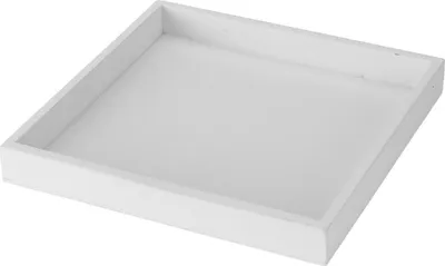 Produktbild von taca dekoracyjna 25x25x3cm drewniana BIAŁA