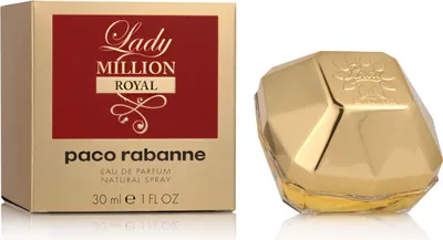 Produktbild von Rabanne Lady Million Royal, Frauen, 30 ml, Mandarine, Granatapfel, Jasmin, Orange, Tuberose, Kaschmir, Laubmoose, Patschuli, Spray