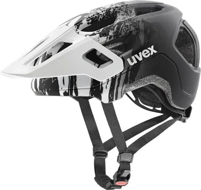 Produktbild von Helm Uvex React JR Kinder Größe 52-56 cm weiß-schwarz matt S41.0.707.1015
