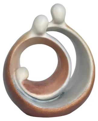 Krippenfigur modern, Holz, 15 cm, Naturholz