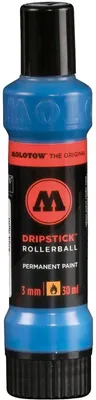 Produktbild von Permanentmarker Dripstick 862DS nachfüllbar 3mm tulpenblau Packung mit 6 Stück