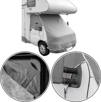 Produktbild von Frontscheibenabdeckung kompatibel Fiat Ducato X230 ab 1994 & X244 ab 2002 Frontscheiben Windschutzscheibe Abdeckung