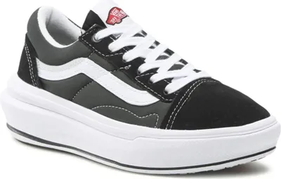 Produktbild von Vans Old Skool Overt Herren Halbschuhe, Schwarz, ganzjährig, alltagstauglich, Material: Kunststoff, Textil, Naturleder, VN0A7Q5EBA21