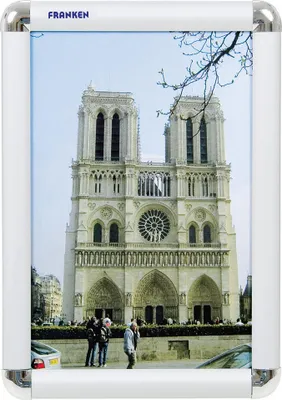 Produktbild von FRANKEN poster frame A4 25mm aluminum, rounded corners, silver