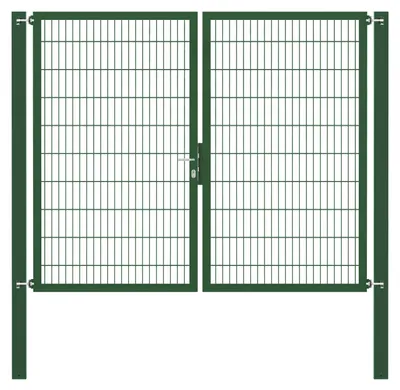 Zdjęcie produktu dla Alberts 636869 Podwójna bramka Flexo z akcesoriami, zielona, szerokość 250 cm, wysokość 200 cm