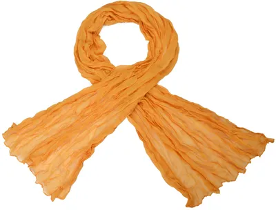 Produktbild von Crinkle Schal Offen Gelb