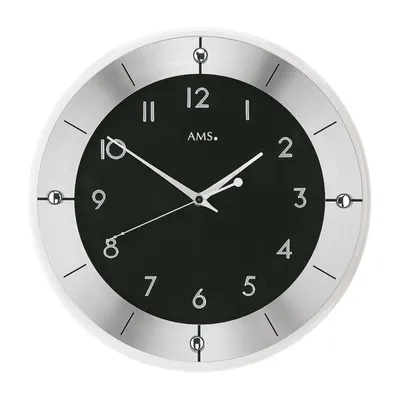 Produktbild von AMS Funk-Wanduhr, Funkwerk, D31x4cm, 5849