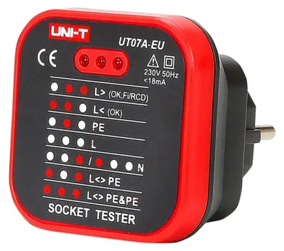 Image de Testeur de prises électriques UNI-T UT07A-EU