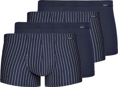 Produktbild von Skiny 4er Pack Basic Retro Short / Pant Schmaler, innenliegender Bundgummi, Körpernaher Schnitt, Mit Stretch für eine ideale Passform