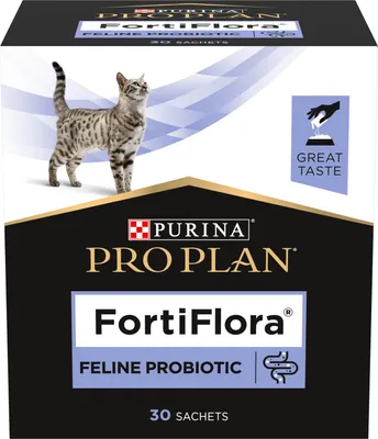 Zdjęcie produktu dla Purina Pro Plan FortiFlora Probiotyk dla kota 30 saszetek x 1g