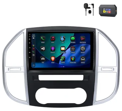 Produktbild von Android Autoradio 10 Zoll 128GB für Mercedes Vito & V-Klasse W447 (2014–2020) mit CarPlay & Android Auto Navigation & Bluetooth