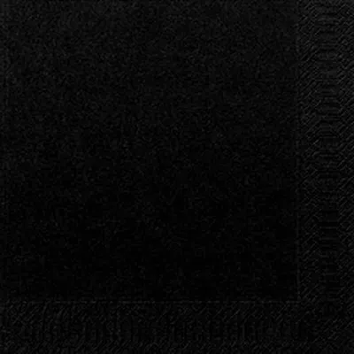 Produktbild von 1000 DUNI Servietten, schwarz, 3-lag., 33x33 cm, 1/4 Falz 149070
