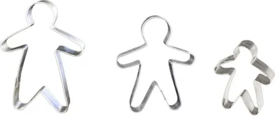 Produktbild von LARES 3er Ausstechformen Set Motiv Martinsmann - verschiedene Größen