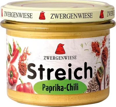 PASTA SŁONECZNIKOWA Z PAPRYKĄ BEZGLUTENOWA BIO 180 g - ZWERGENWIESE