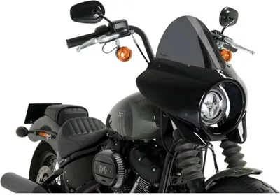 Produktbild von Windschild Puig Mirage mit ABE für Harley Davidson Softail Street BOB Fxbb Bj. 2018 - 2026