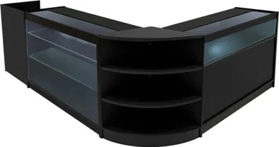 Produktbild von Hyperion LED Verkaufstheken-Set LM60 + B1200 + K1200 + TB60 – Schwarz