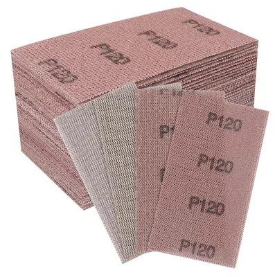 Productafbeelding van Schuurvellen, 50 stuks, 70x125 mm, korrel 120, voor Mirka handschuurmachines, stofvrij