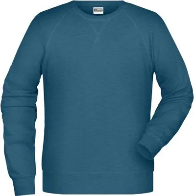 Produktbild von Klassisches Sweatshirt mit Raglanärmeln petrol-melange, Gr. XXL